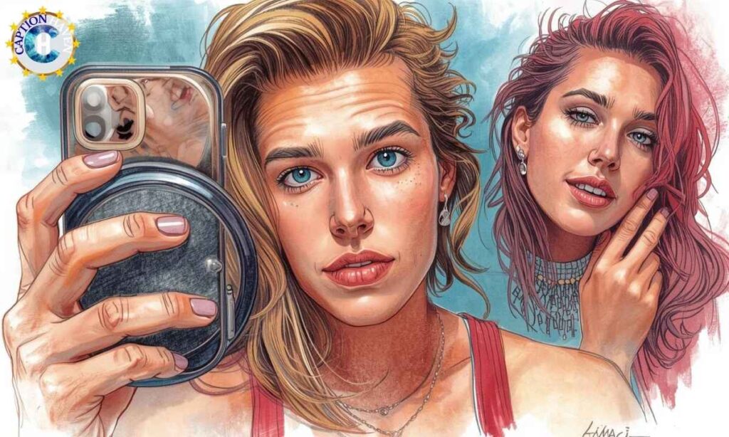 One Word Mirror Selfie Captions