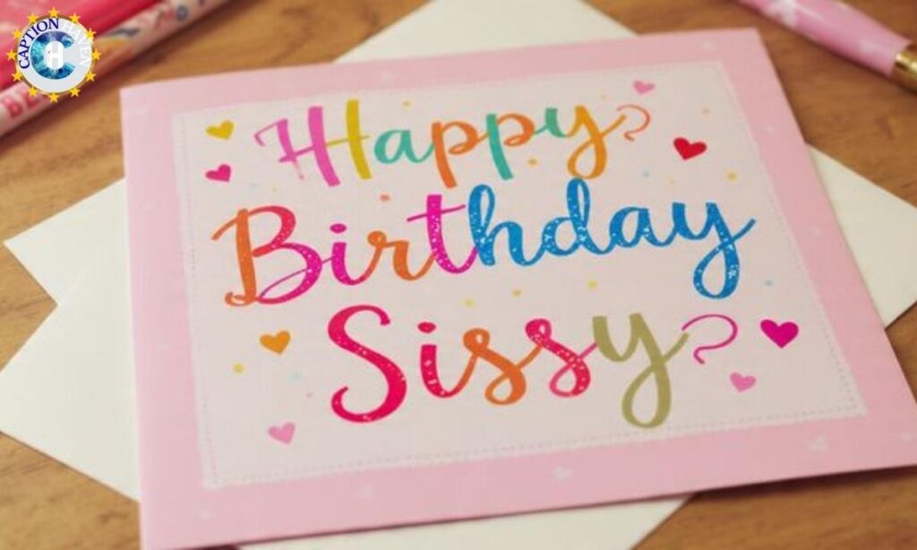 Happy Birthday Sissy Captions