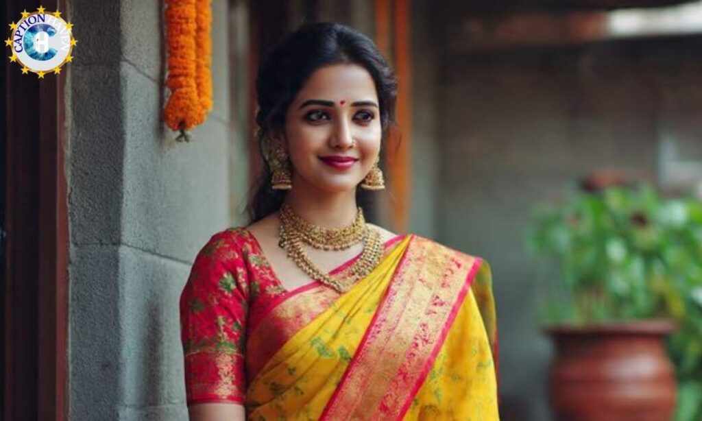 Best Marathi Captions for Saree & Traditional Looks
