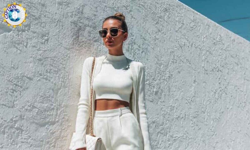 White Outfit Captions for Instagram for Girl