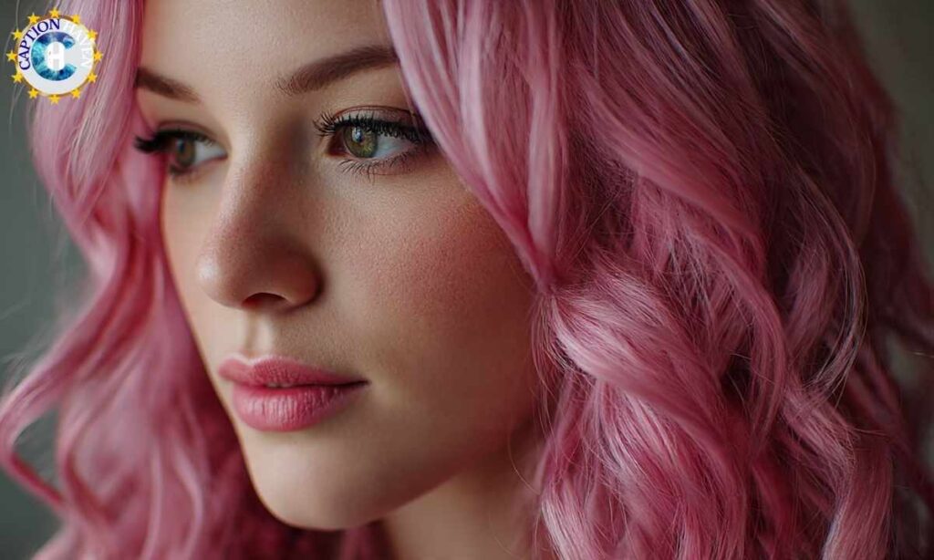 Pink Hair Captions for Instagram