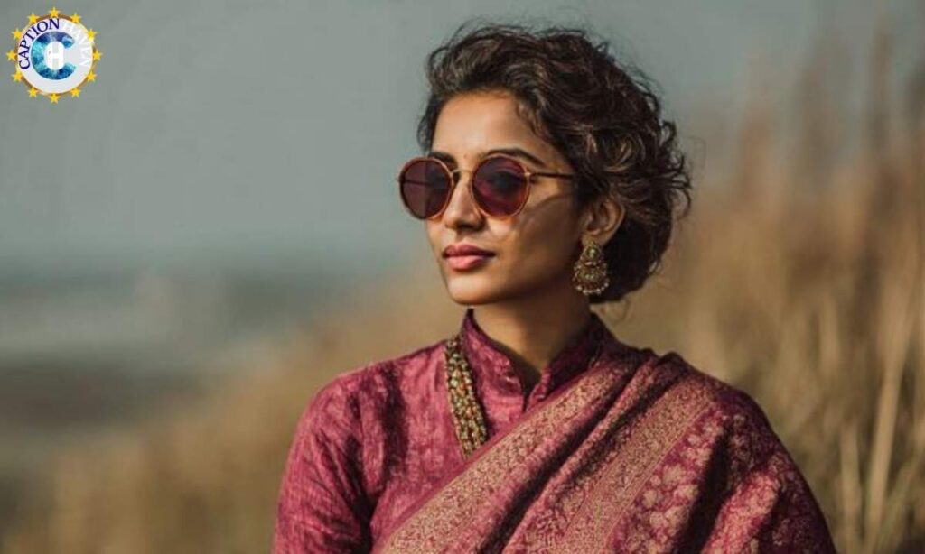 Modern Saree Captions for Instagram