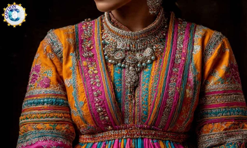 Captions for Rajasthani Dress