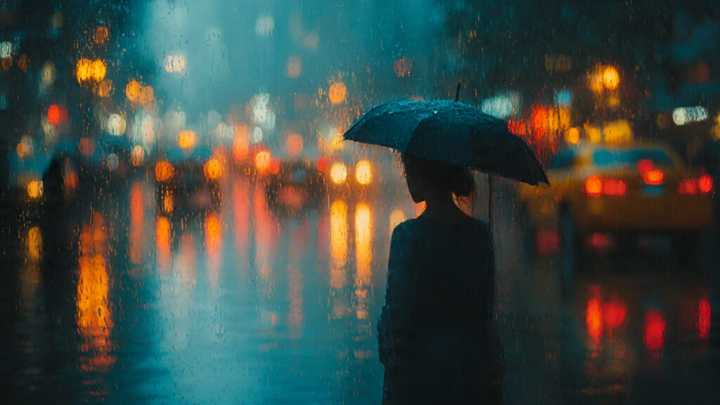 Artistic Rain Captions
