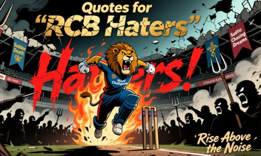 Quotes for RCB Haters