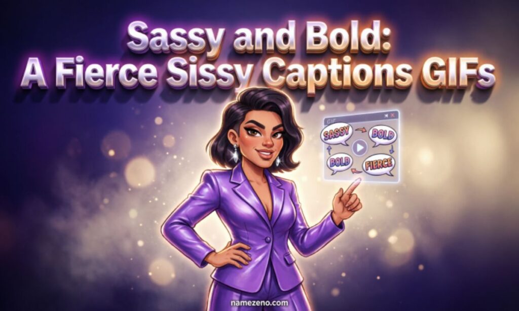 Sassy and Bold: A Fierce Sissy Captions GIF
