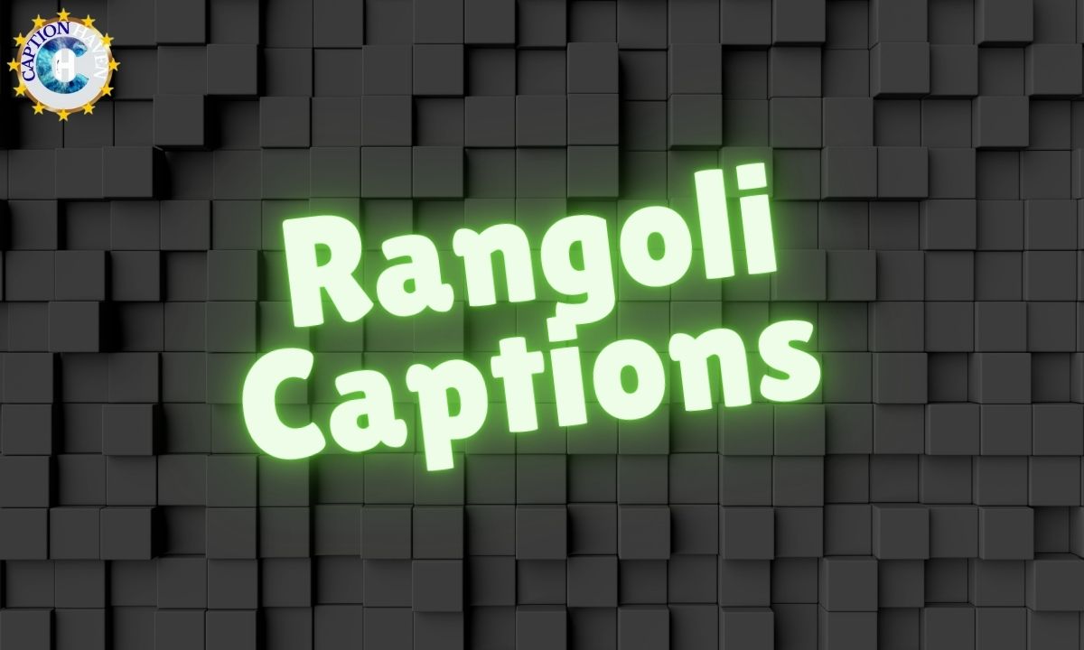 Rangoli Captions