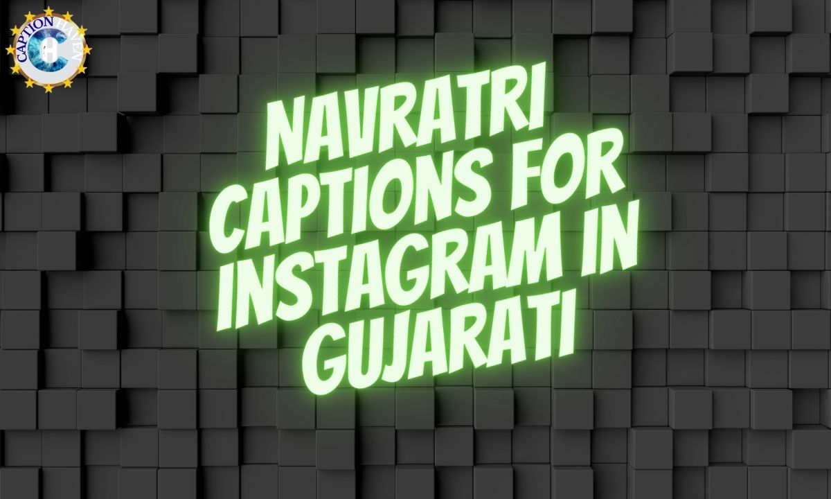 Navratri Captions for Instagram in Gujarati
